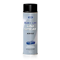 Аэрозольная акриловая краска Mixon Uni Spray, 500 мл, черная глянцевая