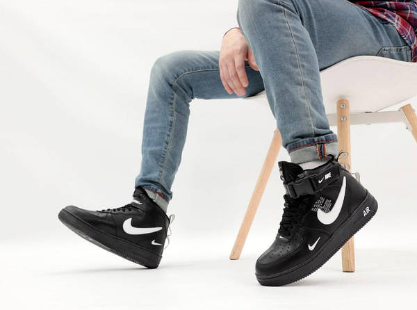 Nike air force 1 utility black on feet new arrivals