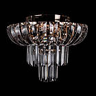 Кришталева люстра на 3 лампи з вбудованим LED підсвічуванням на пульті управління PM-E2925/3+3/LED, фото 2