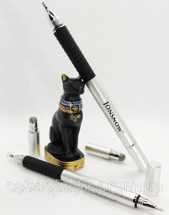 Универсальный Емкостный Стилус - Ручка 3 в 1 Jonsnow Touch Pen Серебро ...