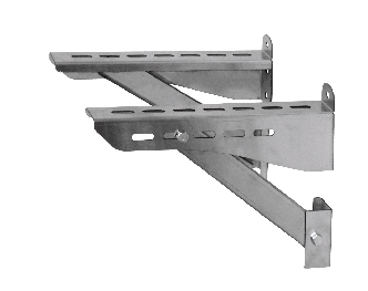 Кронштейн димохідний нерж. 400мм