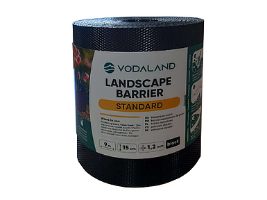 Смуга бордюрна 15 см х 9 м чорна