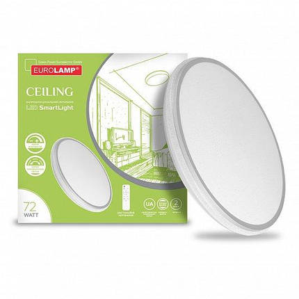 LED светильник Eurolamp Smart Light Ceiling N37 72W 3000K-6500K LED-MSL-72W-N37, фото 1