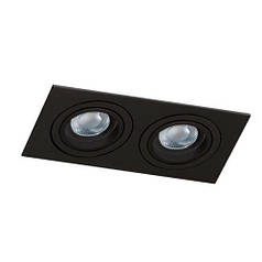 Точковий світильник Azzardo Caro 2 Square чорний AZ2437