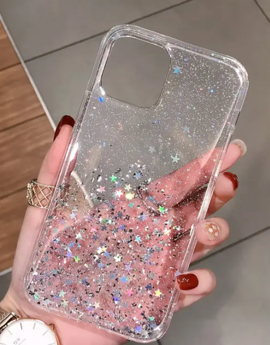 Блискучий чохол з срібною фольгою Samsung Galaxy A23 4G