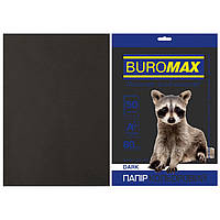 Бумага цветная для принтера А4 80г/м 50л. Buromax Dark черный BM.2721450-01