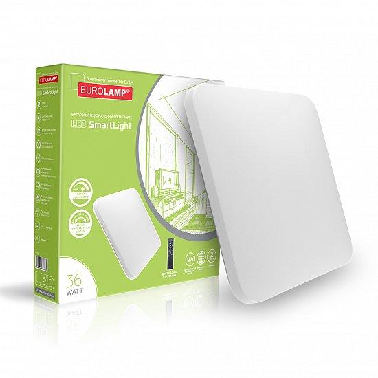 LED світильник Eurolamp Smart Light квадратний N17 36W 3000K-6500K LED-SLS-36W-N17(deco)