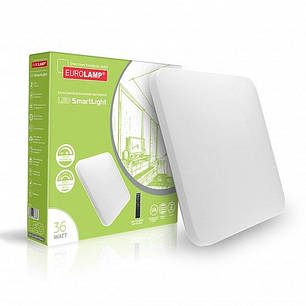 LED світильник Eurolamp Smart Light квадратний N17 36W 3000K-6500K LED-SLS-36W-N17(deco), фото 1
