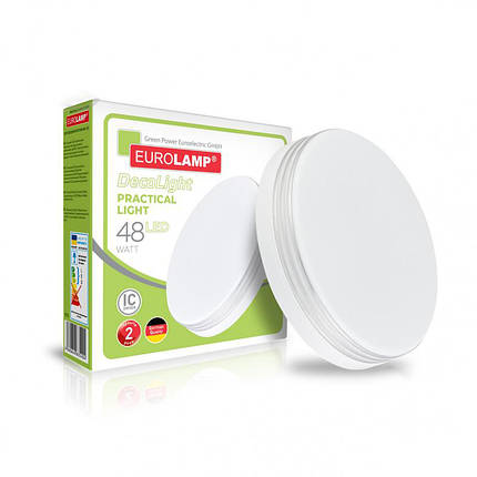 Світлодіодний світильник Eurolamp накладний круглий Practical Light N26 48 W 4000 K LED-ER-48W-N26, фото 1