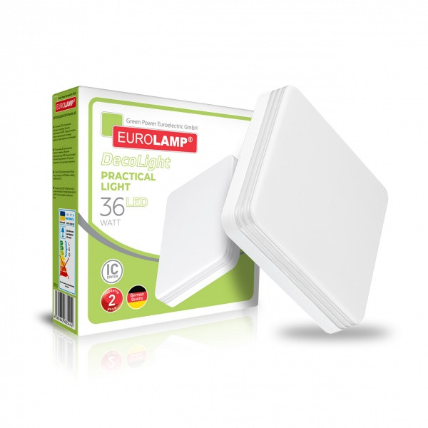 Світлодіодний світильник Eurolamp накладний круглий Practical Light N26 36 W 4000 K LED-ES-36W-N26