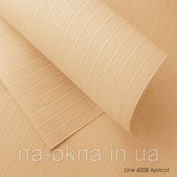 Жалюзі вертикальні ЛАЙН 6008 абрикос 127 мм