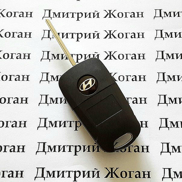 Выкидной ключ Hyundai Accent, Sonata, Elantra (Хундай) 3-кнопки, ID46/433 Mhz - фото 2 - id-p278807513