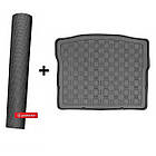 Килимок в багажник із додатковим захистом заднього бампера для VW Tiguan 2015-2020, LIFT 2020-2024