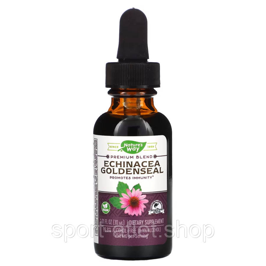 Натуральна добавка Nature's Way Echinacea Goldenseal, 30 мл, фото 1