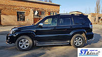 Пороги боковые труба Mitsubishi Pajero Wagon 4 (2006+) D42