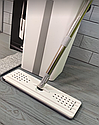 Швабра з відром з автоматичним віджиманням біла (2 зміна насадки) Scratch Anet Big/Швабра для миття підлоги, фото 7