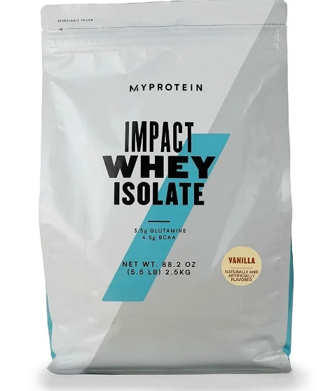Протеїн MyProtein - Impact Whey Isolate - 2500 г
