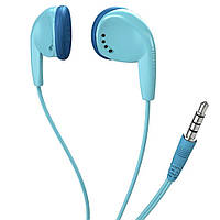 Наушники проводные вакуумные с микрофоном гарнитура MAXELL HEADPHONES EB-98 Голубой