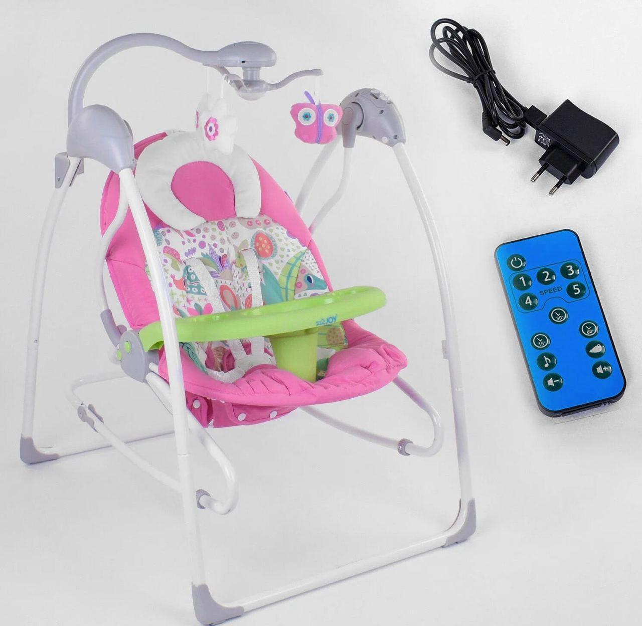 Качеля детская 3в1 Джой Joy CX, Розовый