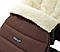 Зимовий конверт Babyroom Wool N-20 chocolate шоколад, фото 10