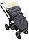 Зимовий конверт Babyroom Wool N-20 graphite графіт, фото 8
