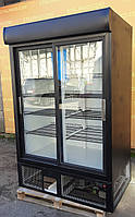 Холодильная шкаф-витрина на две двери "Технохолод Техас", (Украина), полезный объём 1200 л., Б/у
