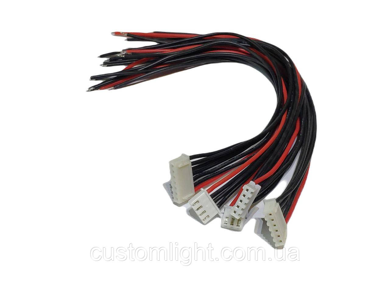 Роз'єми JST-XH FM провід 22AWG 200mm Набір 2-6S