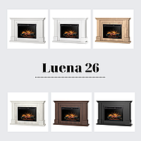 Електрокамін Luena із 26-дюймовою вставкою Білий матовий