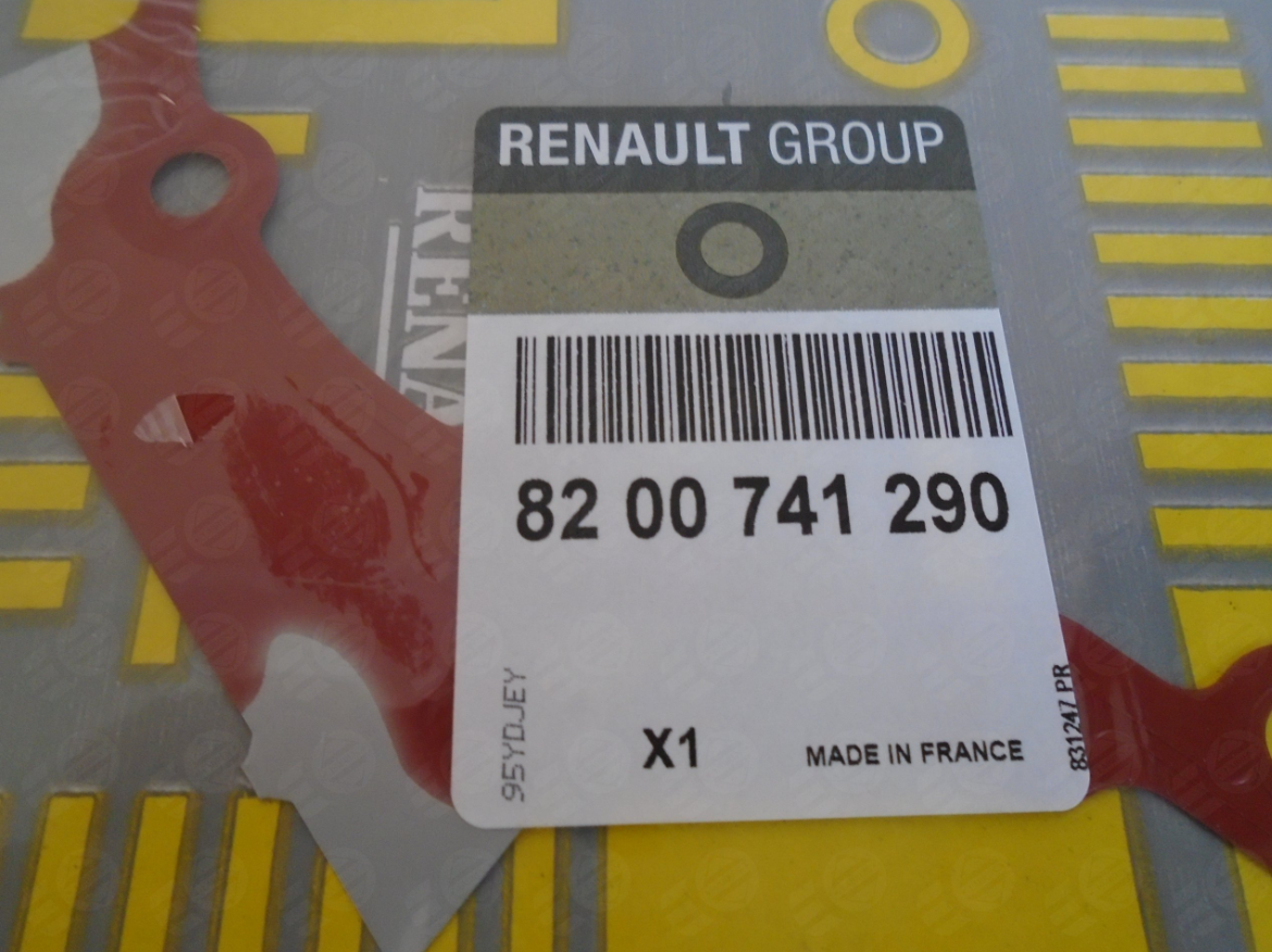 Прокладка кришки блоку циліндрів Renault Megane 4 Рено Меган 4 (2016-...) 1.5 dCi (Оригінал) 8200741290, фото 1