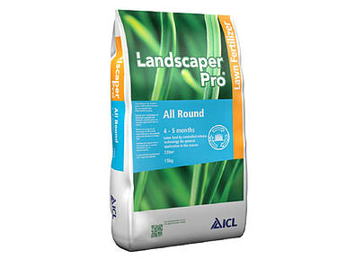 Добриво тривалої дії Landscaper Pro All Round для газону 24-5-8+2MgO (4-5 місяців) – 15 кг