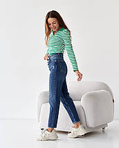 Жіночі джинси МОМ джинс коттон не тягнеться розміри норма Туреччина, фото 3