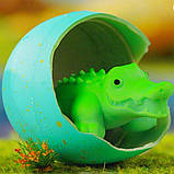 Іграшка, що зростає в яйці «Croc & Turtle Eggs» Крокодили та черепахи, фото 4
