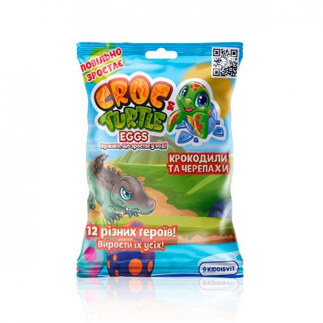 Іграшка, що зростає в яйці «Croc & Turtle Eggs» Крокодили та черепахи