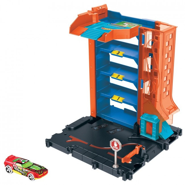 Трек Hot Wheels Паркінг в центрі міста HDR28