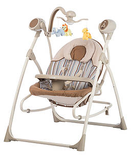 Крісло-гойдалка CARRELLO Nanny CRL-0005, Beige Dot