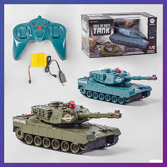 Дитячий танк на радіокеруванні 0163 світлові та звукові ефекти 25 см