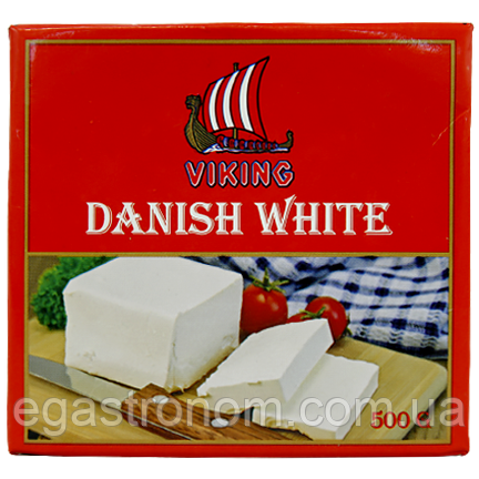 Сир фета 52% Вікінг Viking danish white 500g 24шт/ящ (Код: 00-00005049)