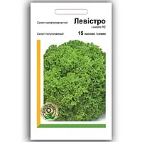 Семена салата Левистро, 15 шт зелёный, тип Лолло Бионда, Rijk Zwaan, годен до 09.23, УЦЕНКА