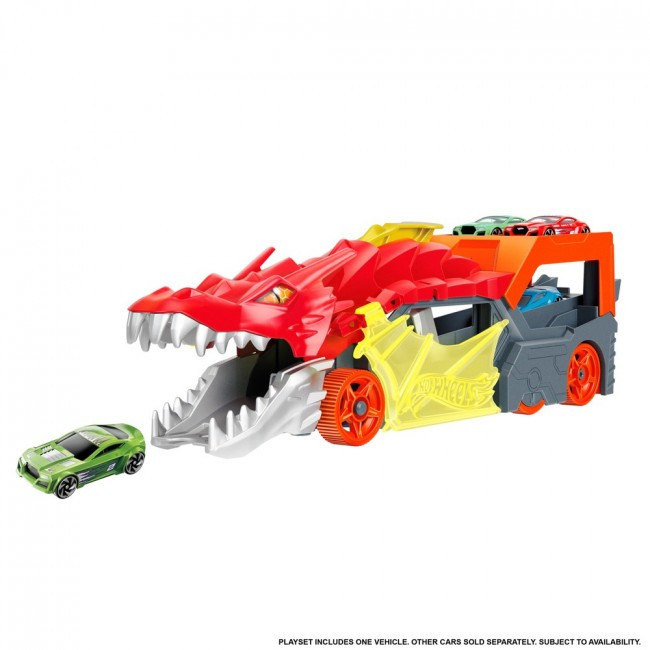 Вантажівка-транспортер Hot wheels Паща дракона