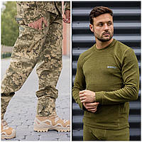 Комплект: Форма демісезона "Піксель" + теплі штани піксель (на флісі)