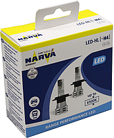 Комплект ламп светлодиодных LED H4 RPL2 12/24V 24W Narva 2шт 196749