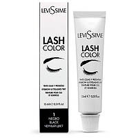 LeviSsime Lash Color №1 Black Краска для бровей и ресниц черная, 15 мл