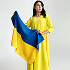 Великий прапор України 140х90 см / Синьо-жовтий прапор України з кишенею під флагшток, фото 10