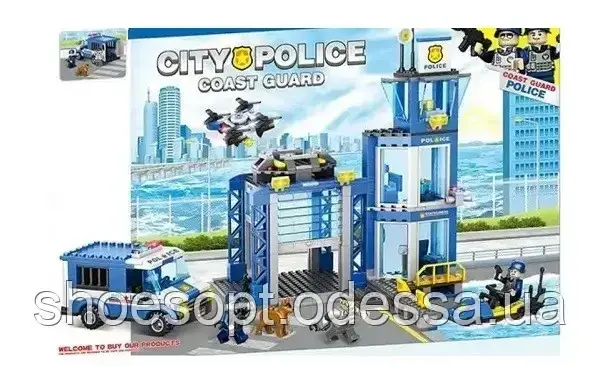 Конструктор Поліцейська зона: 539 деталей, квадрокоптер, фото 1