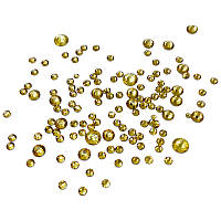 Фурман Камені сваровські скло різного розміру золоті 1440 шт