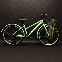 Велосипед женский 27,5" Outleap Harmony S 2022, рама на рост 150-165 см, зеленый