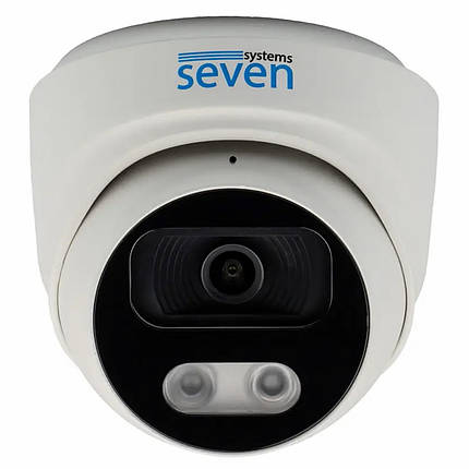 IP-відеокамера 2 Мп вулична/внутрішня SEVEN IP-7212PA white 2,8 мм, фото 1