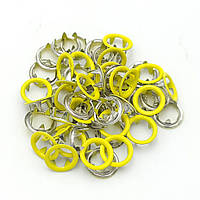 Кнопка трикотажна BABY 9,5 мм Жовтий 1440 шт. (110)