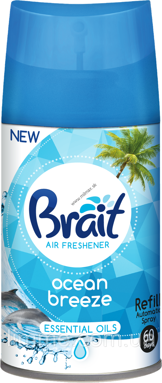 Змінний аерозольний балон Brait Ocean Breeze 250 мл