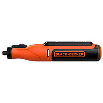 Багатофункціональний інструмент акумуляторний (гравер) BLACK+DECKER BCRT8I : 7.2 В, 1.5Ah. 0.62 кг, фото 4